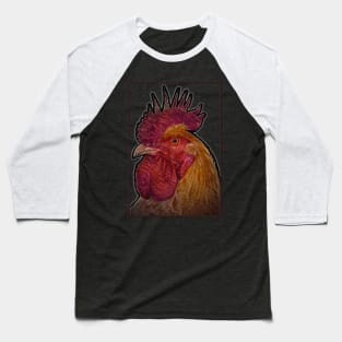 Rooster / El Gallo Baseball T-Shirt